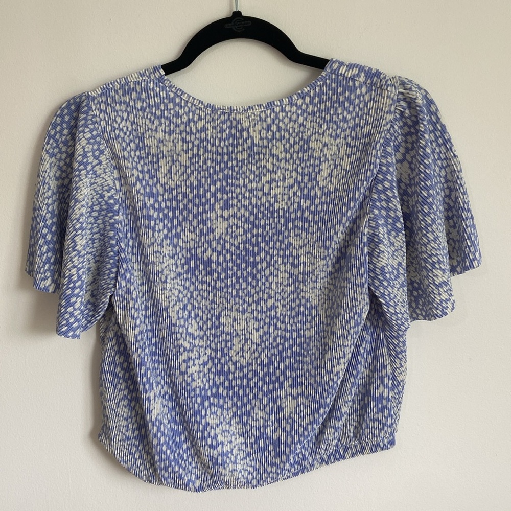 ASTR the Label Short Sleeve Plisse Top SIZE M - Picture 11 of 11